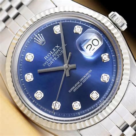 rolex uomo quadrante blu|Altro.